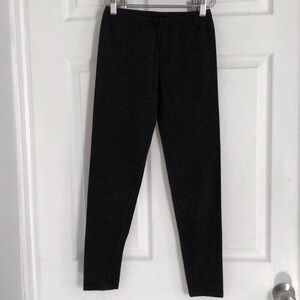 Plain dark grey leggings